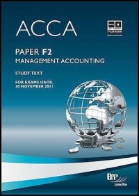 Image of ACCA F2 - Management Accounting - F2 Management Accounting Study
