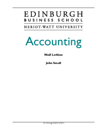 Image of Accounting - Niall Lothian, John Small